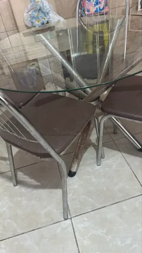Mesa de alumínio 