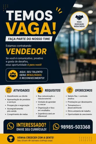Vagas de emprego