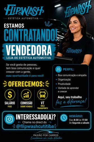 Atendimento e vendas para Estética Automotiva