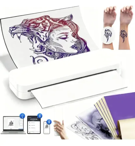 Impressora Portátil A4 S/ Fio Bluetooth P/decalque  Tatuagen