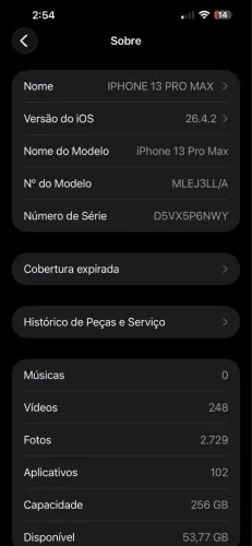 iPhone 13 Pro Max 256 gb
