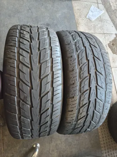 2 pneus, 285/40/22 xbri original não reaberto para camionete (600 em 3× no ct