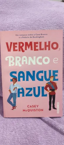 Livro Vermelho Branco e Sangue Azul