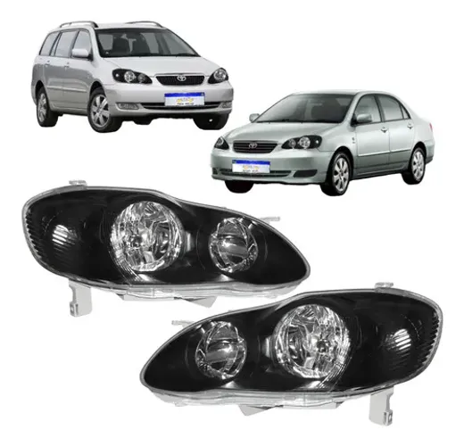 Farol Toyota Corolla Fielder 2003 2004 2005 2006 2007 2008