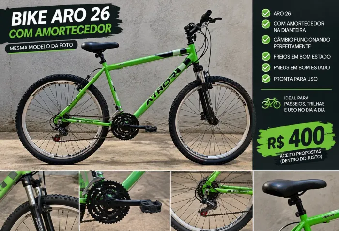 BICICLETA ATHOR ARO 26
