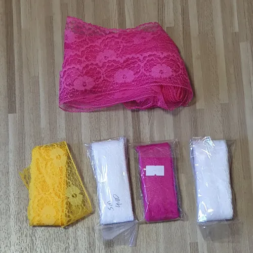 Sobras de Rendas para Costura e Artesanato 