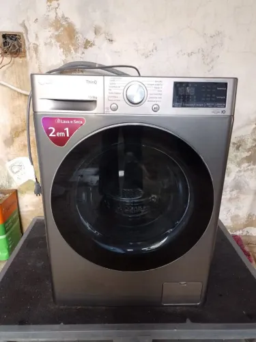 LAVA E SECA LG VC4 13KG - 127V - PRATA