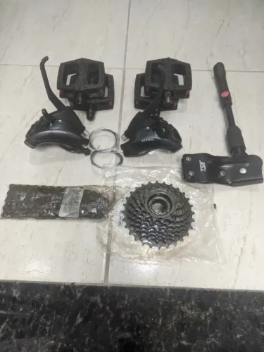 Trocador de Marcha De Bike Rapid Fire 7v 21v Yamada Nylon