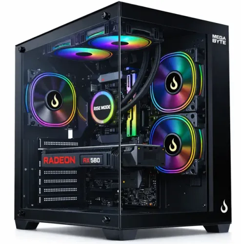 Cpu Xeon 2699 v3 Com 36 Nucleos E 64gb RX590 8gb Water Cooler Gabinete Aquarios
