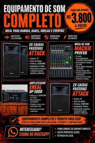 Equipamento de som