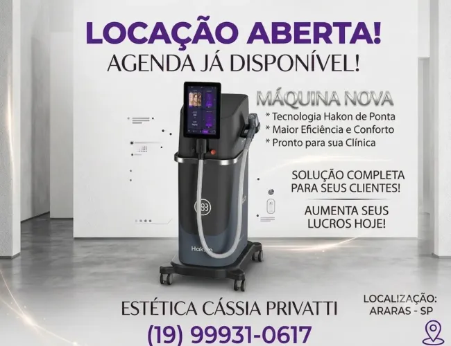 Aluguel de Máquina de depilação a laser