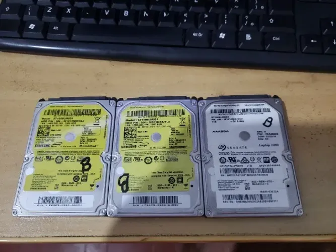 2 hds de 500 gb notebook + 1 de 160