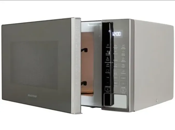 MICROONDAS WHIRPOOL BMS46AR 32 LITROS CINZA - BRASTEMP (NOVO LACRADO)