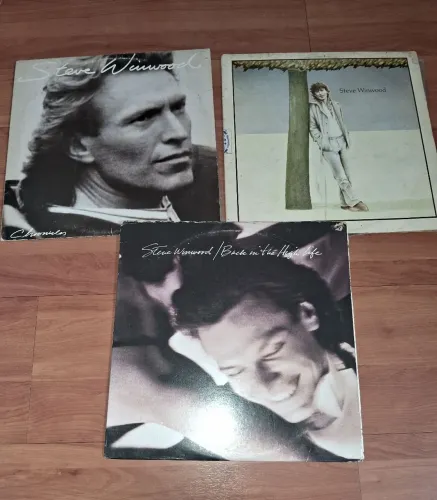 Lote com 3 lps stevie winwood