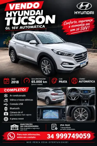 Hyundai Tucson GL 1.6 Turbo 16V Aut. 2018