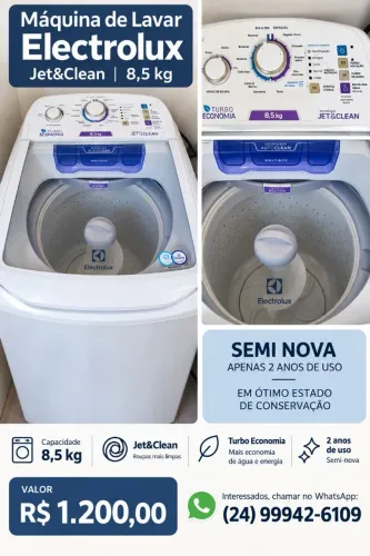 Máquina de lavar Electrolux