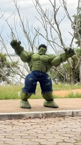 Fantasia Profissional Homem de Ferro - Personagem Vivo Completo