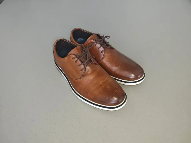 Sapato masculino marrom 40