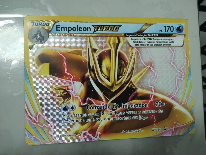 Carta pokémon rara Jumbo Empoleon Turbo