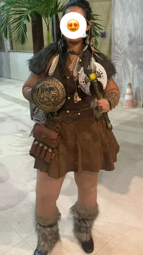 Fantasia Vikings feminina 