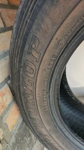 2x Pneus DUNLOP 265/60r18