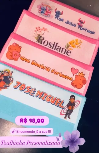 Toalhinha Personalizada 