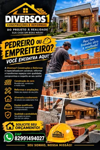 Pedreiro disponível