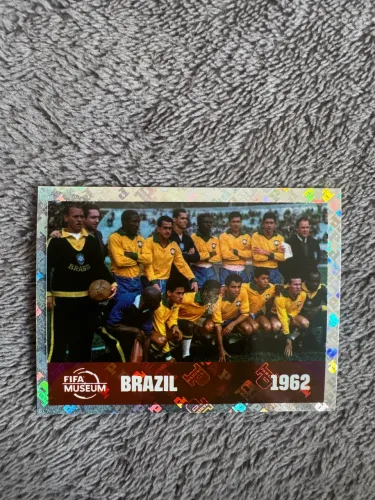 Figurinha brilhante Brasil 62