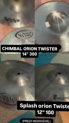 CHIMBAL ORION TWISTER 14" E SPLASH ORION TWISTER 12"