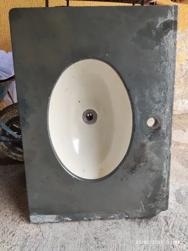 Pia para banheiro , material ardósia 