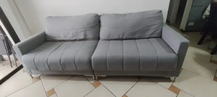 Sofá 4 lugares linho alta qualidade