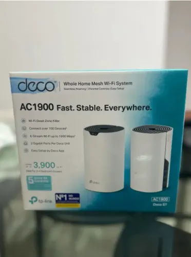 Roteador Wi-Fi Mesh TP-Link Deco S7 AC1900 - 2 Unidades