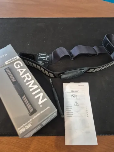 Garmin HRM-Dual - Completo na Caixa (Bluetooth/ANT+)