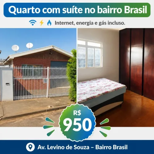 ALUGO QUARTO COM SUITE