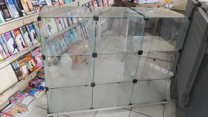 Balcão de vidro expositor Grande vendo Balcão para comércio 