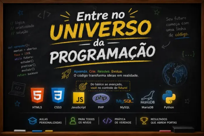 Aulas de Programação (Python e Web) | Iniciante ao Avançado