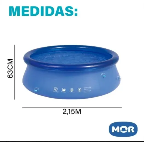 Piscina 1900lt Mor