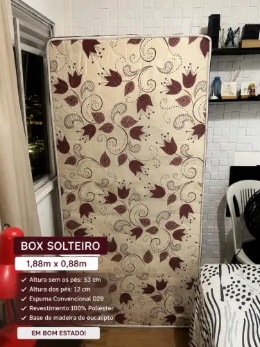 Cama box solteiro