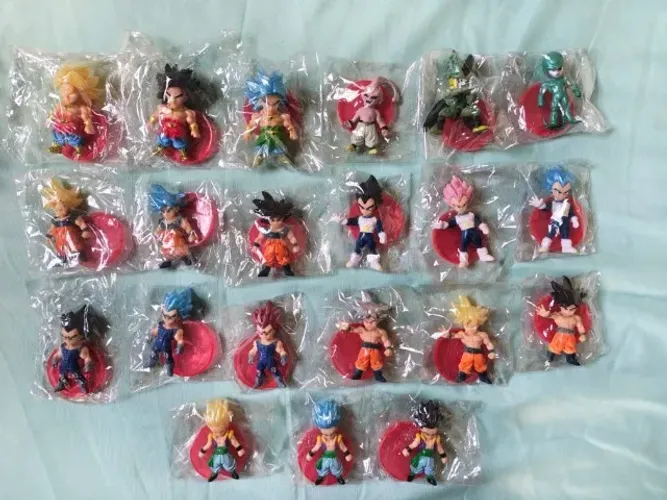 21pcs Bonecos De Ação Dragon Ball Super Saiyan Hgghg