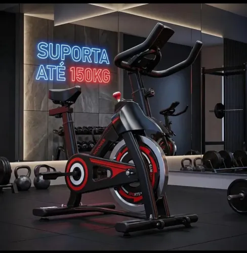 Bike Ergométrica suporta até 150kilos... está na caixa sem uso! 