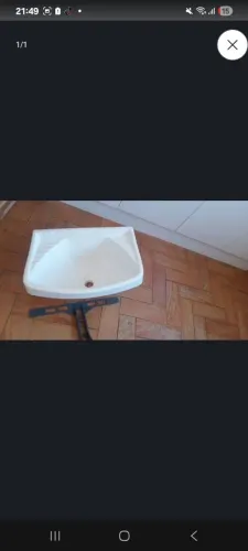 Pia de banheiro de plastico 40 reais