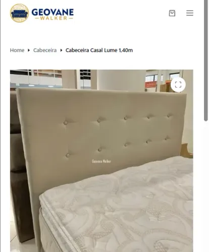 Cabeceira Casal Lume 1,40m R$265,00
