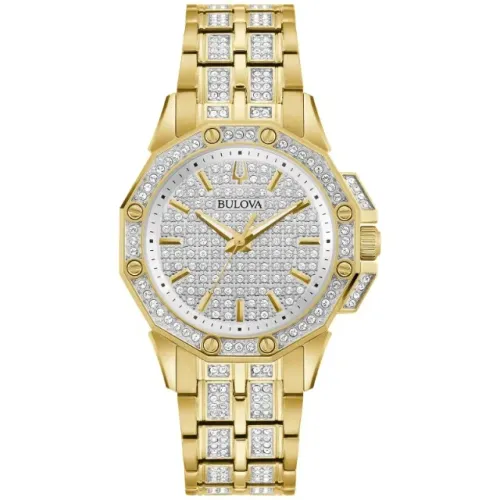 Relógio Bulova feminino quartzo octava 34MM 98L302