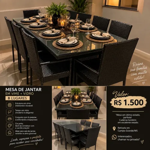 Mesa de 8 lugares