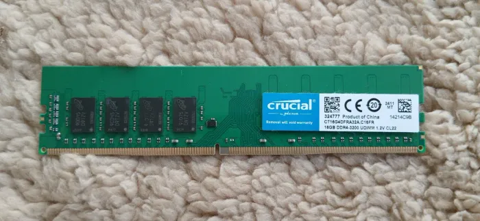 Memória RAM DDR4 16GB 3200MHZ Crucial