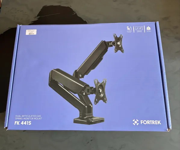 Suporte Para Dois Monitores Fortrek Fk441S