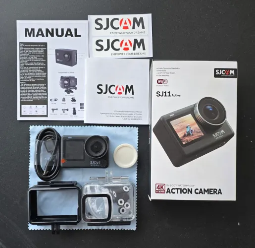 Camera Sjcam SJ11 Active + Acessorios + NF