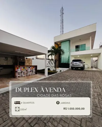 Casa 4 Quartos 220m² com Churrasqueira - Jardins