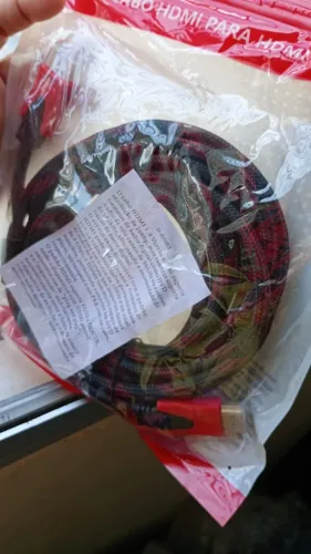 Cabo HDMI com 5 Metros V1.4 em Malha Trançada