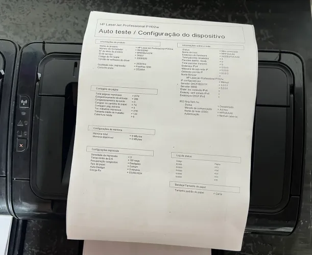 Impressora HP 1102 wi fi